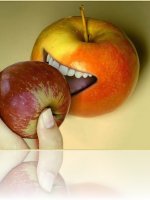 Смешное яблоко